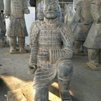 Waterproof Kneeling Archer Terracotta Warriors in High imitation color