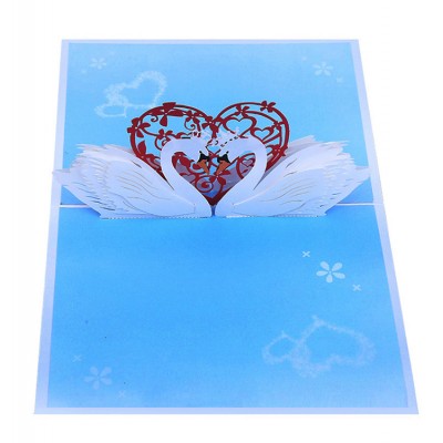 2020 3D pop up invitation custom card with printing for holiday