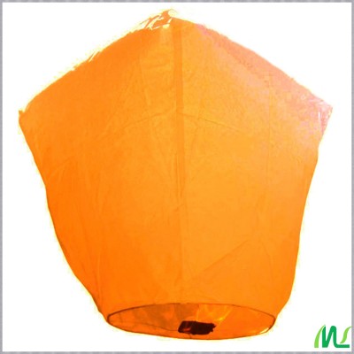 Meilun Art Crafts Wholesale Chinese 100% Biodegradable 17gsm paper Sky Lantern new style for Party, Festival or other events