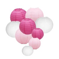 Meilun customizable szie printed handmade 2-48inch round shape paper lantern supplier