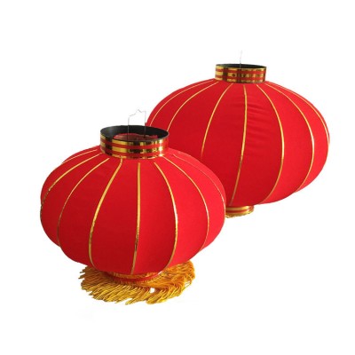 Meilun Art Crafts new style Wholesale Traditional Chinese Red Lanterns new year silk Oval lanterns new style for spring festival