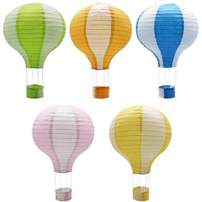 Meilun Hanging 12 inch Hot Air Balloon Paper Lanterns Set Party Decoration for Birthday Wedding Christmas Party Decoration