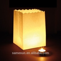 Meilun Art & Craft Romantic Luminary Paper Candle Bags for Party Decoration