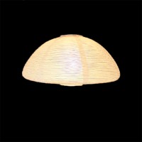 Meilun Art Crafts half-oval Paper Shade Lighting Restaurant Paper Lamp indoor decoration