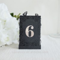 Meilun Paper table number sign wedding table decoration